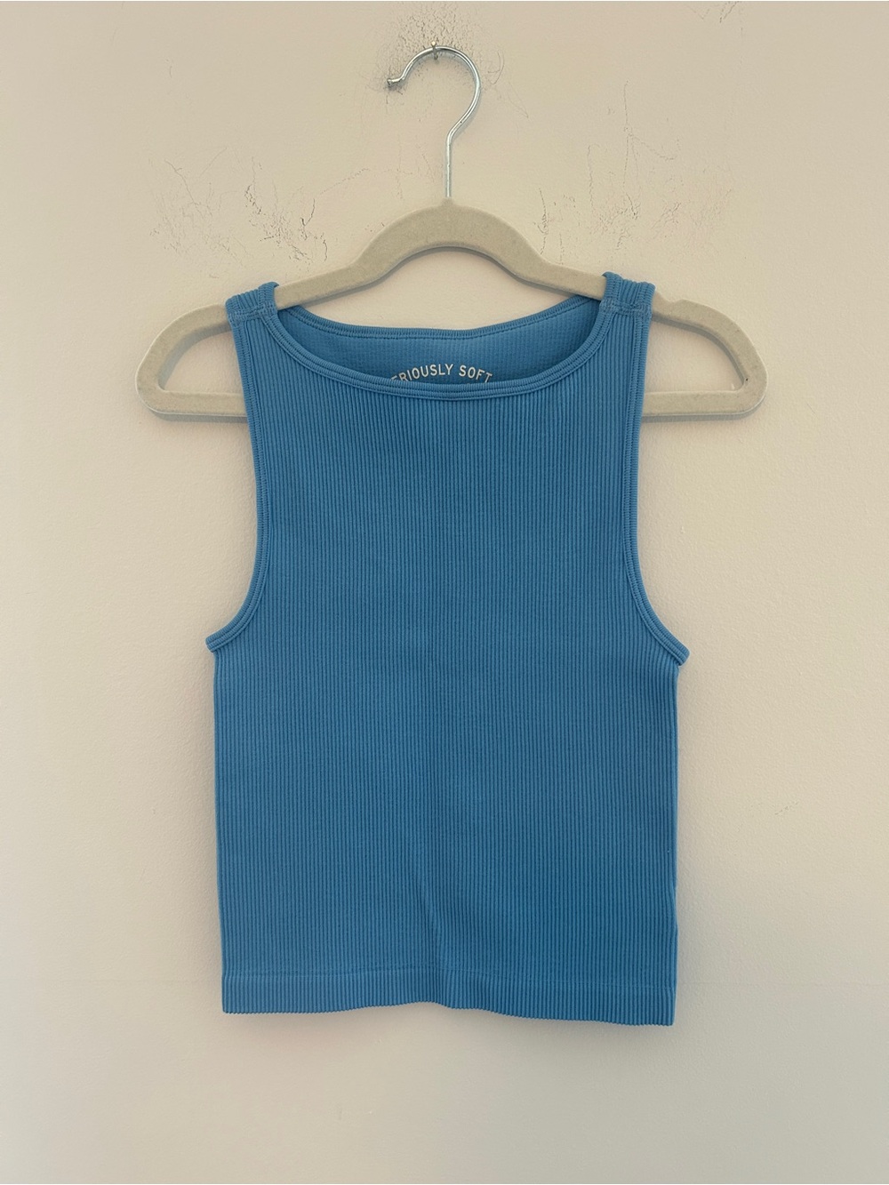 Aeropostale Ribbed Tank in Blue